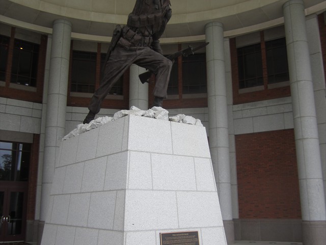 OCS 2015 Infantry statue 
